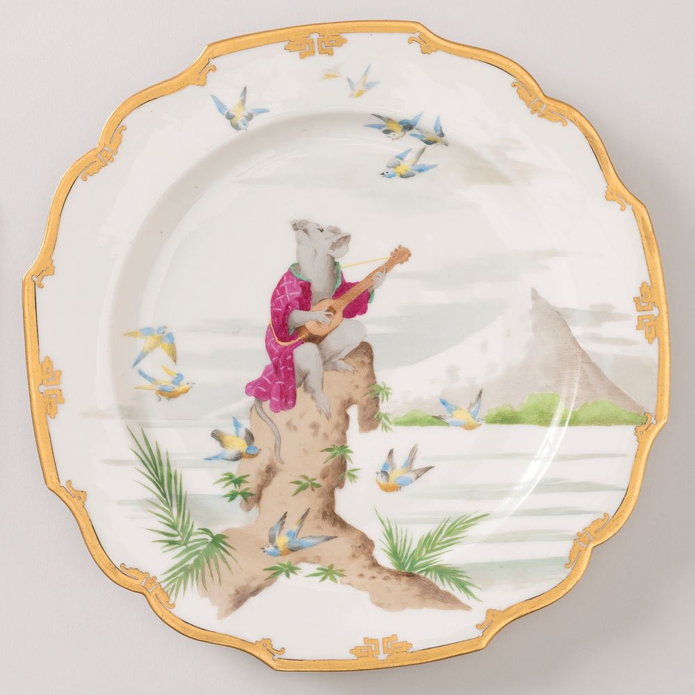 Plate, from the "The Secret Village of Mice" Set