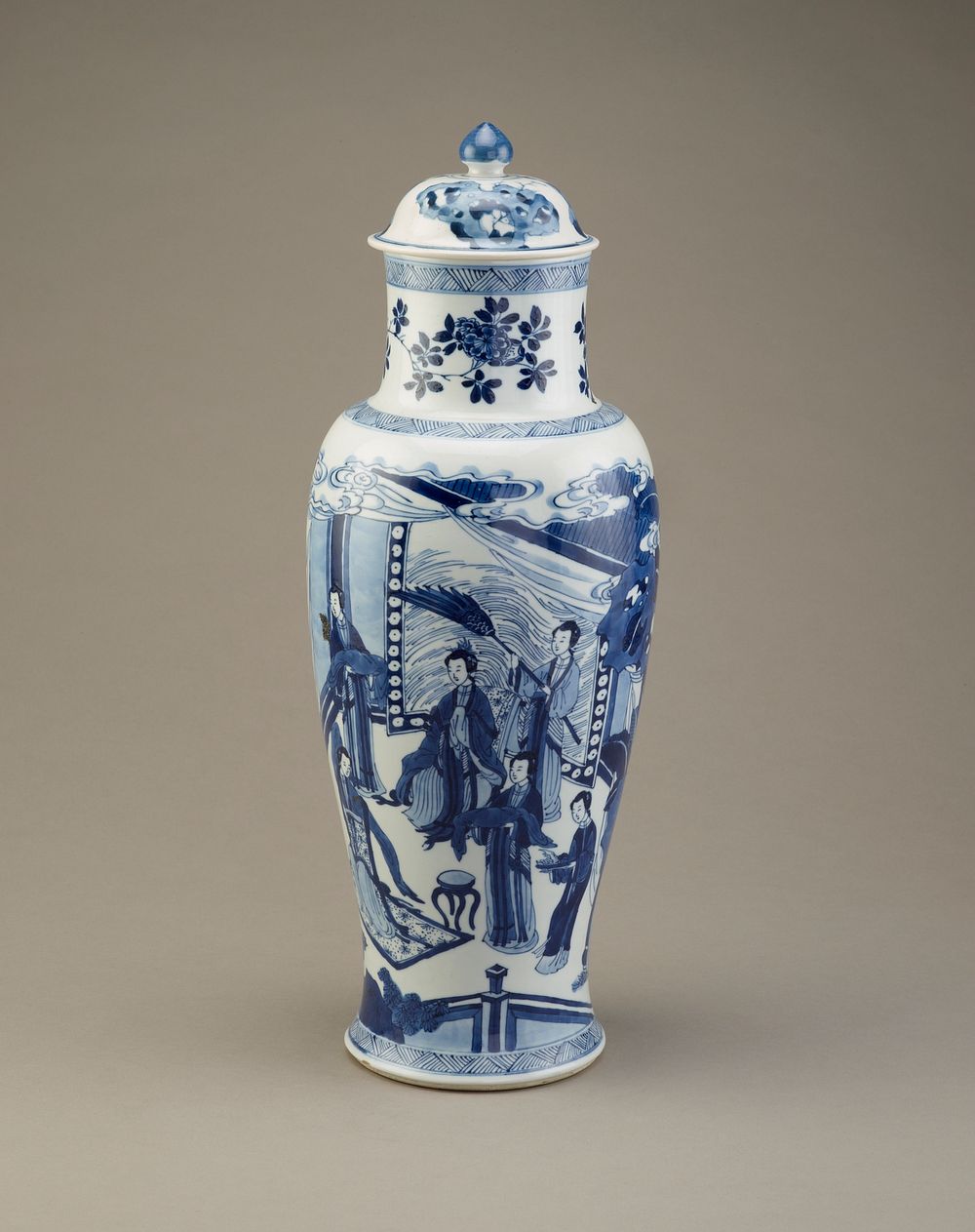 Baluster vase, from a five-piece garniture (F1980.190-.194)