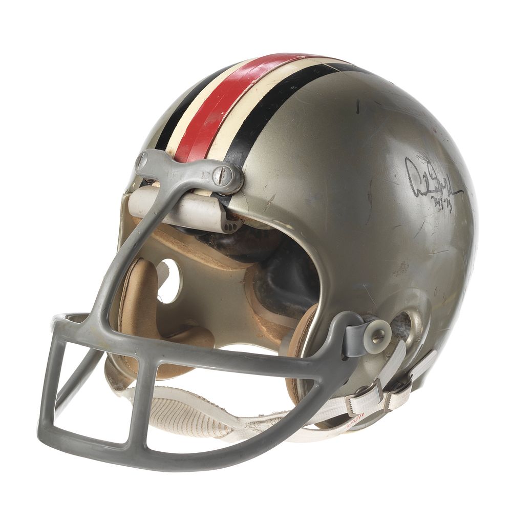 Ohio State Buckeyes football helmet worn by Archie Griffin, National Museum of African American History and Culture
