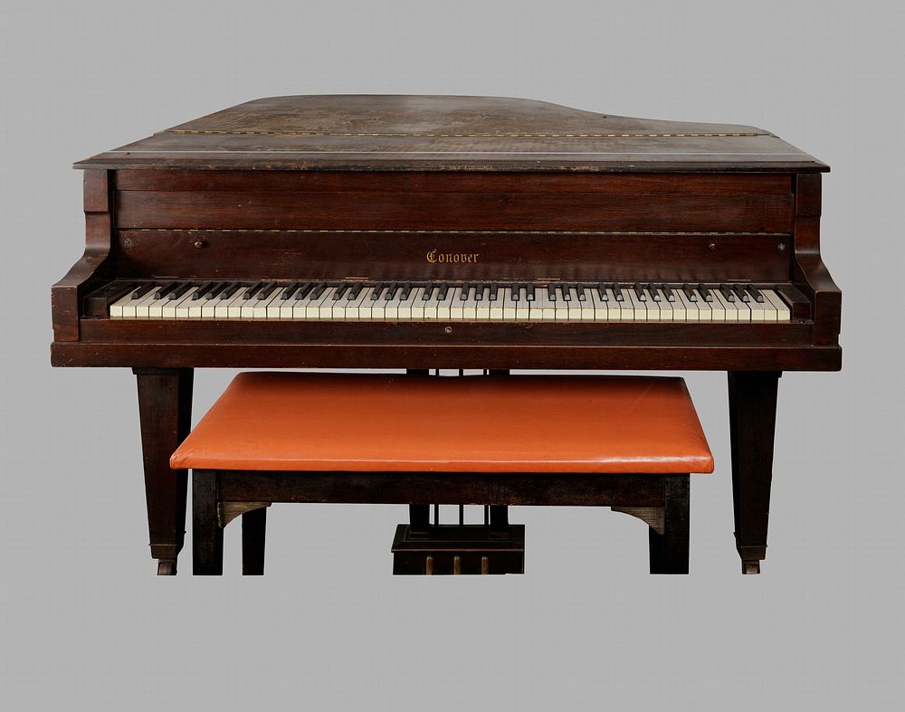 Piano from Pilgrim Baptist Church used by Thomas Dorsey, National Museum of African American History and Culture