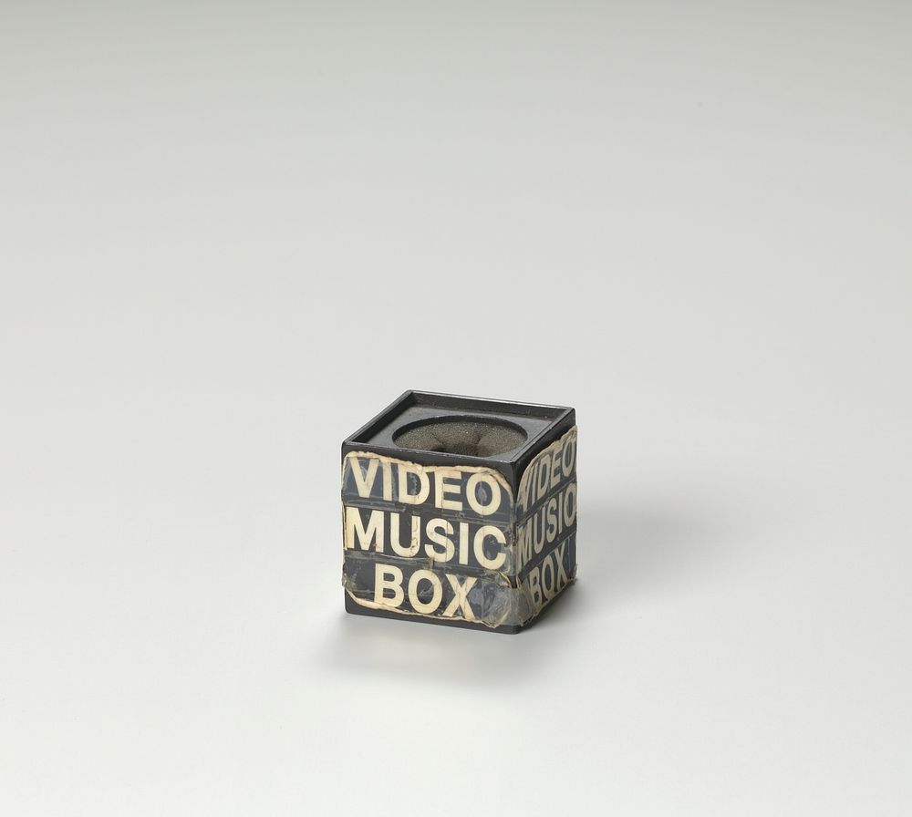 Microphone box used by Ralph McDaniels on the television show Video Music Box, National Museum of African American History…