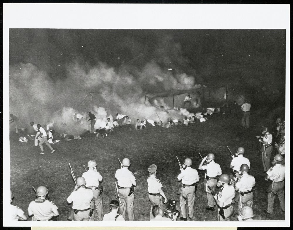 Police Disperse Marchers with Tear Gas, National Museum of African American History and Culture