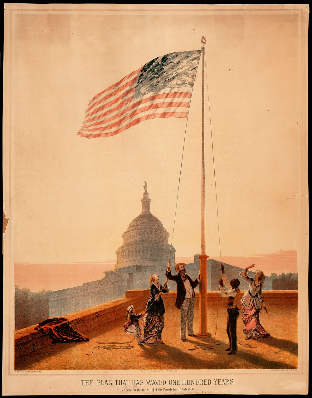 The Flag That Waved One Hundred Years by E.P. & L. Restein, Smithsonian National Museum of African Art