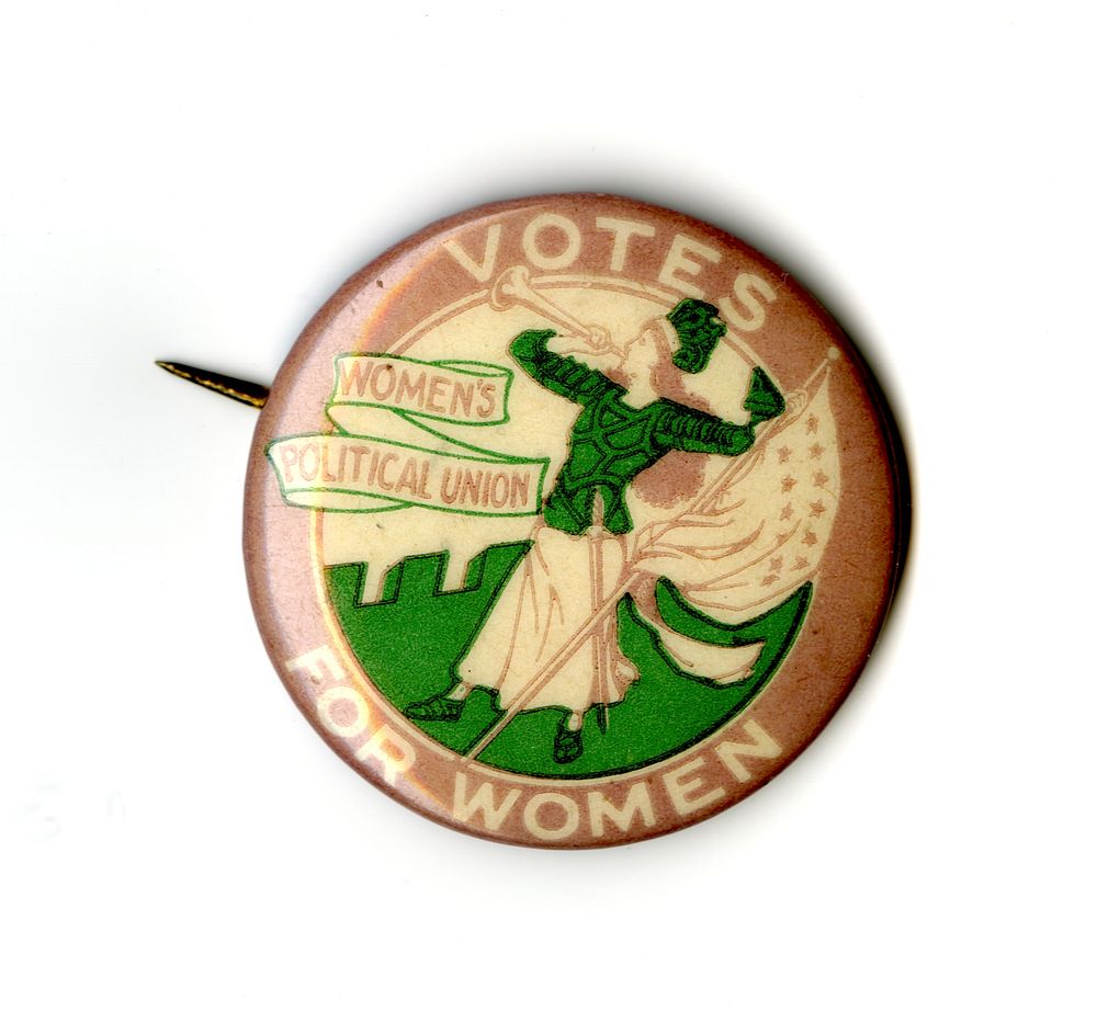 Women's Political Union Button