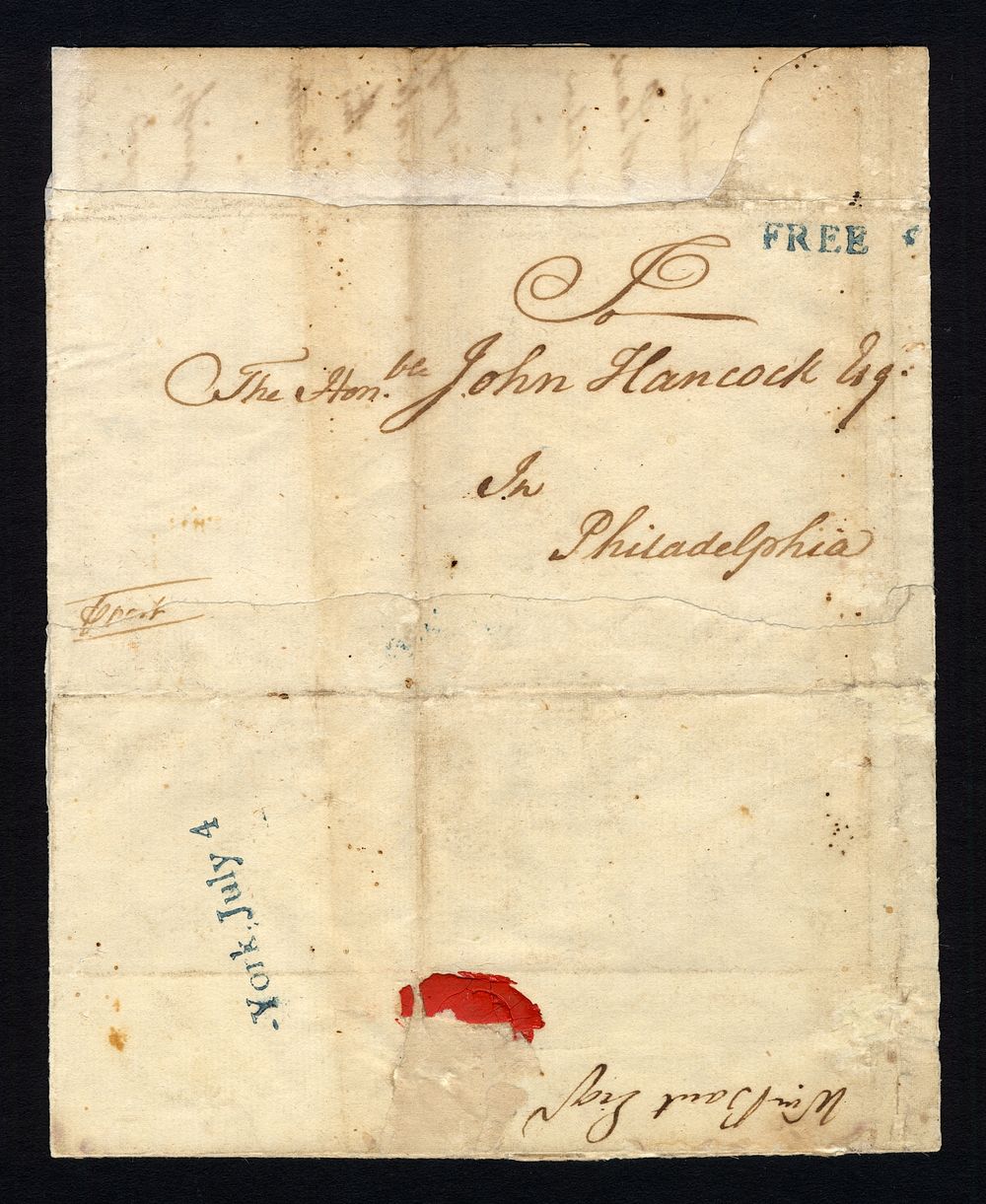 July 4, 1776 John Hancock cover