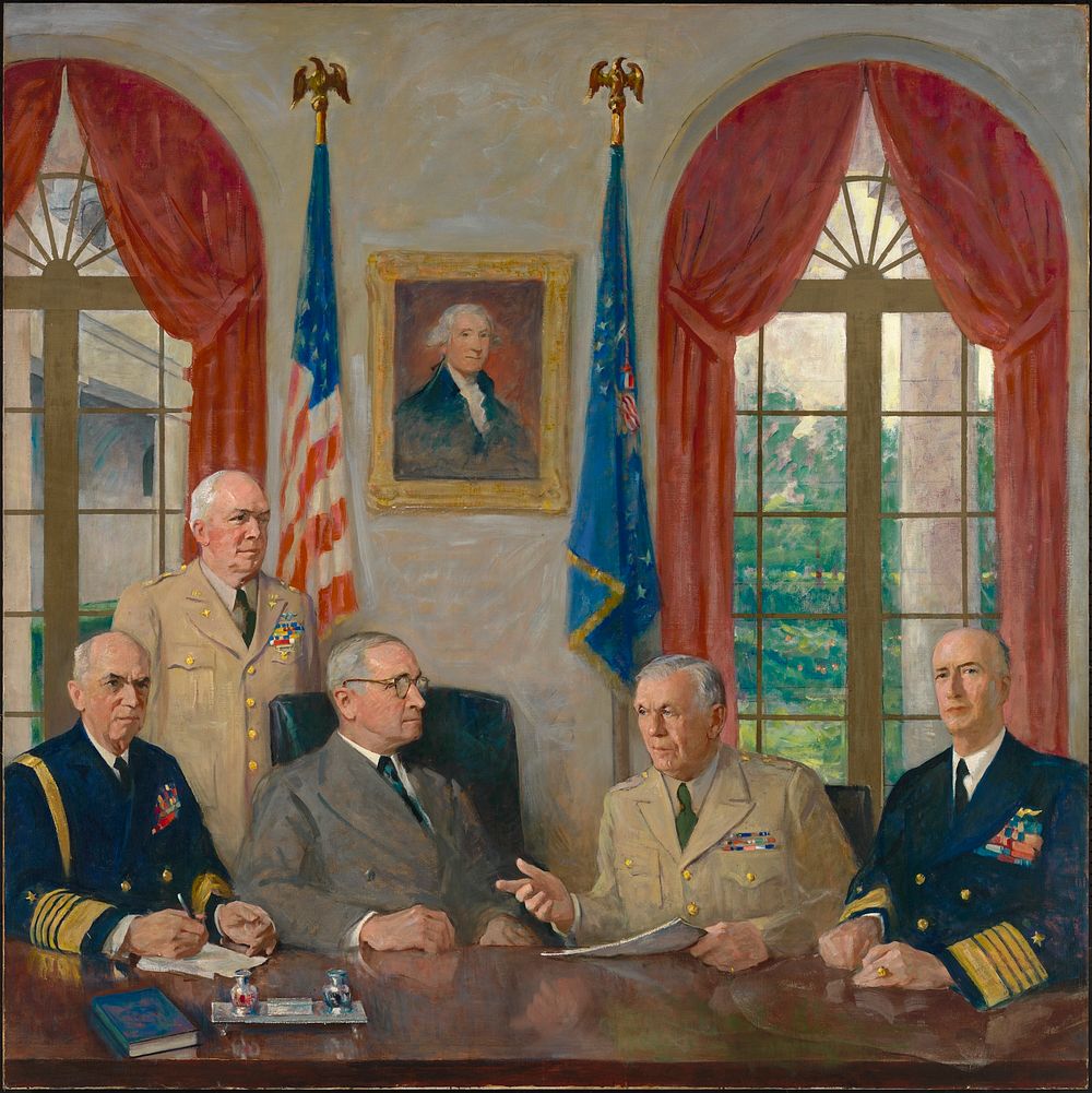 Truman and his Military Advisors, Augustus Vincent Tack
