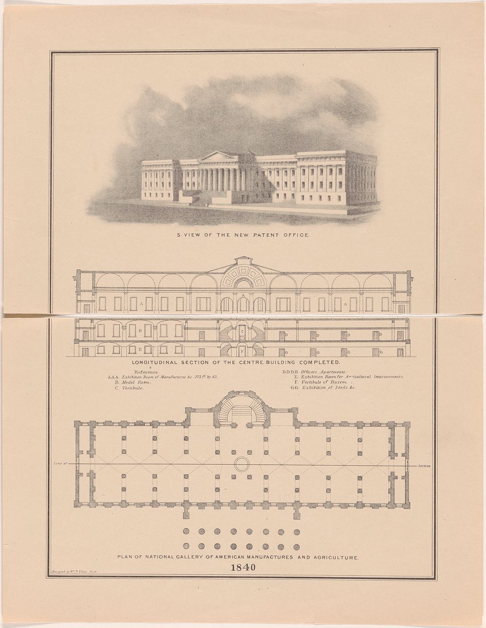 Old Patent Office plan