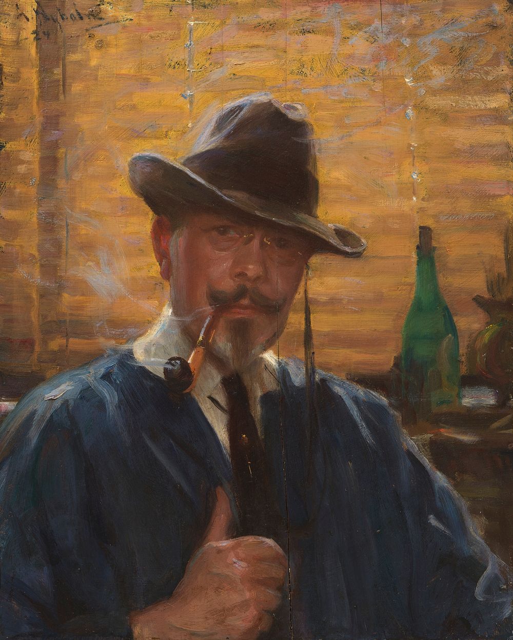 Arvid Frederick Nyholm Self-Portrait, Arvid Frederick Nyholm