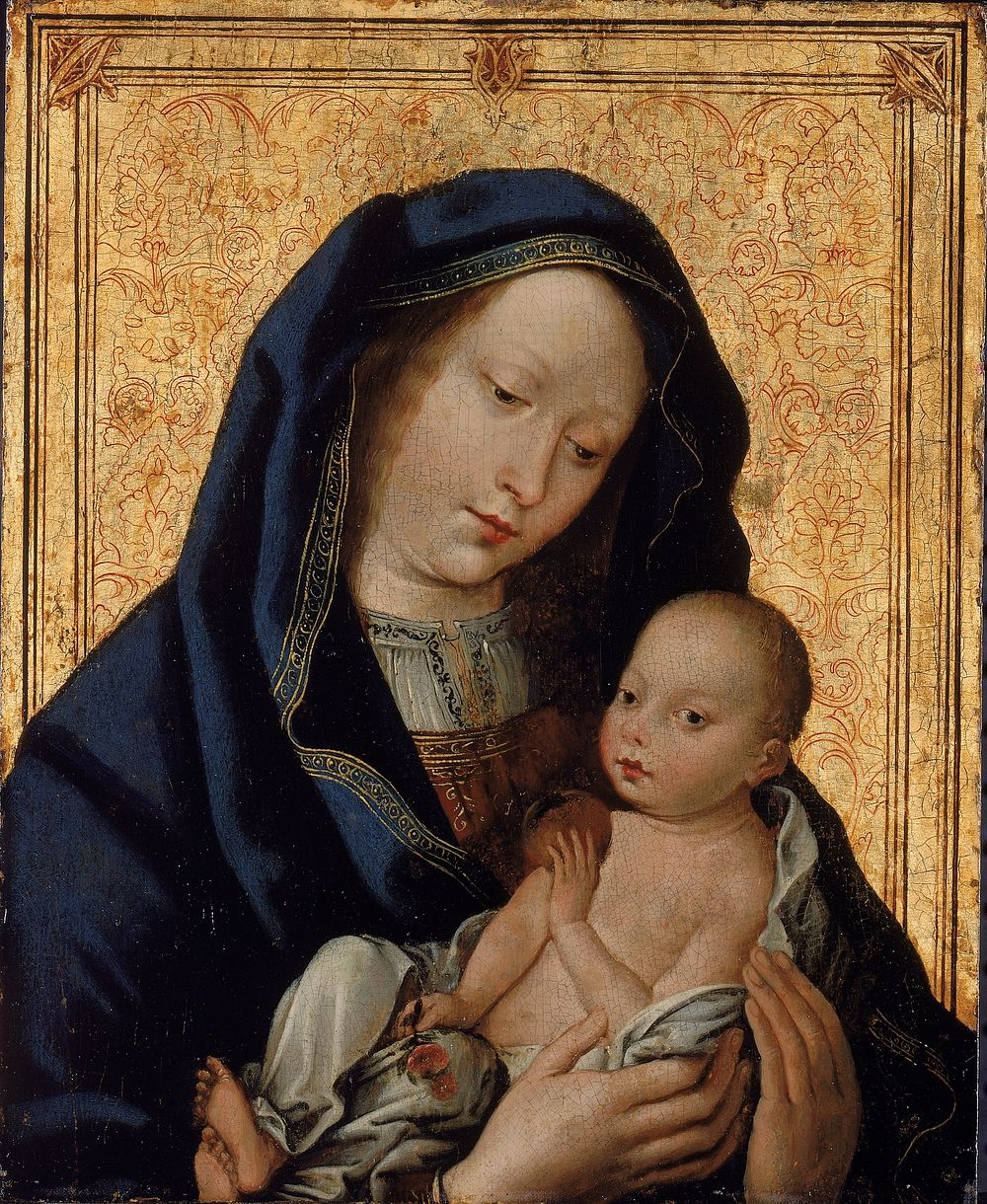 Virgin and Child with Apple, Smithsonian American Art Museum, Bequest of Mabel Johnson Langhorne