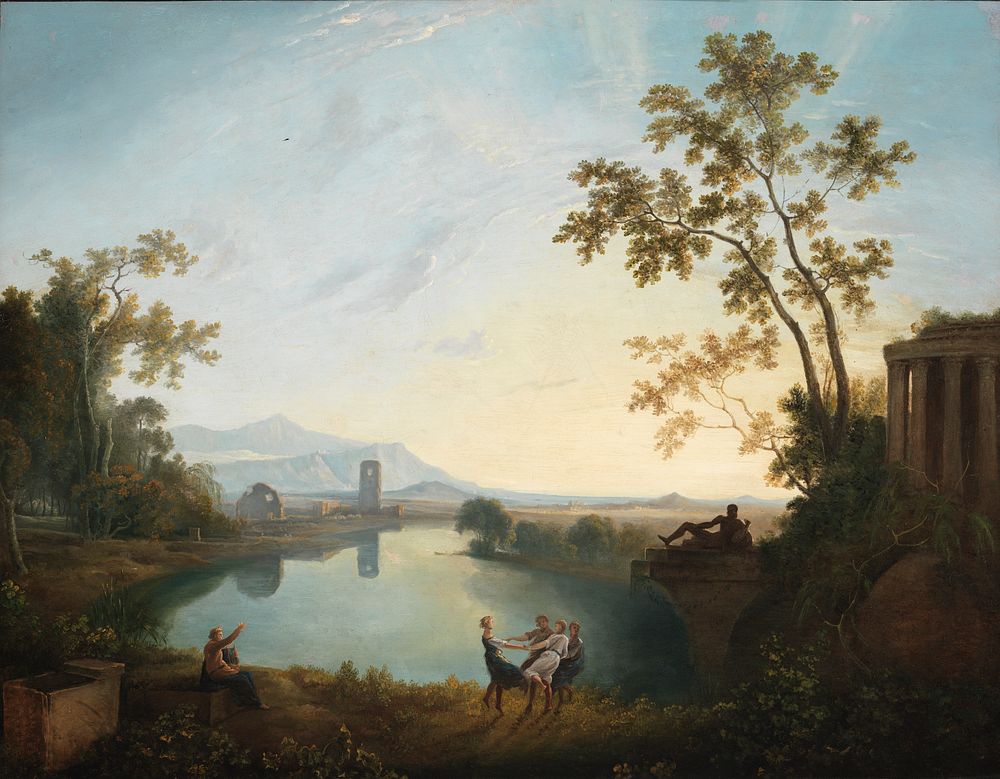 Apollo and the Seasons (Classical Landscape), Smithsonian American Art Museum, Bequest of Mabel Johnson Langhorne