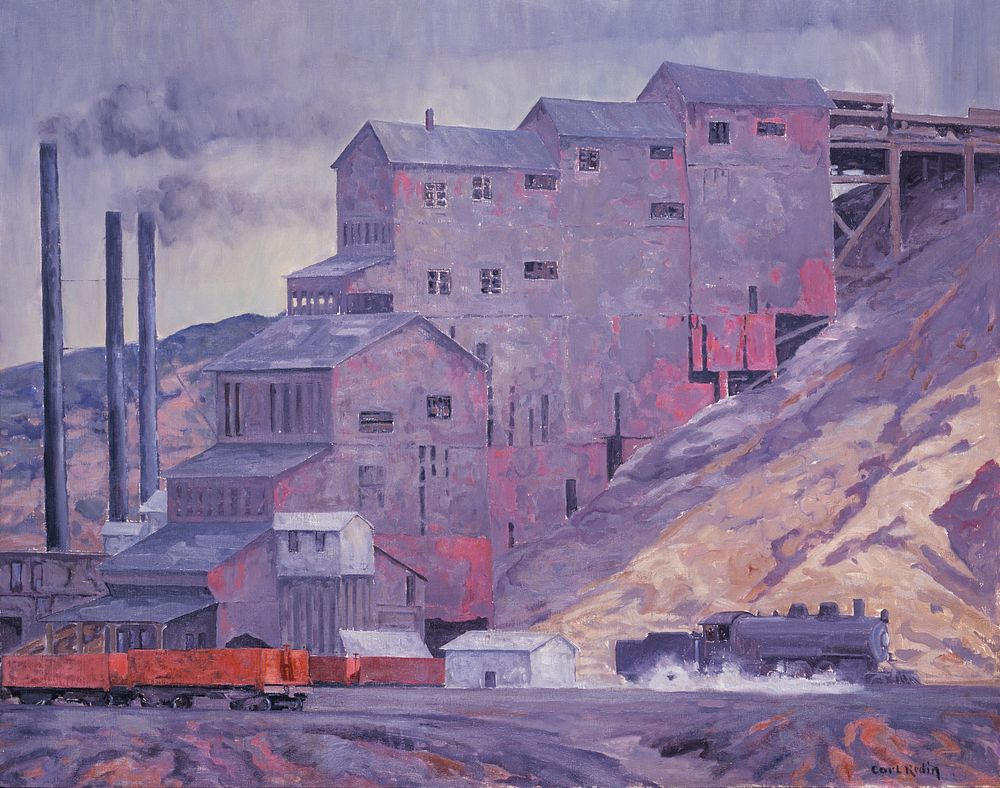 At Madrid Coal Mine, New Mexico, Carl Redin