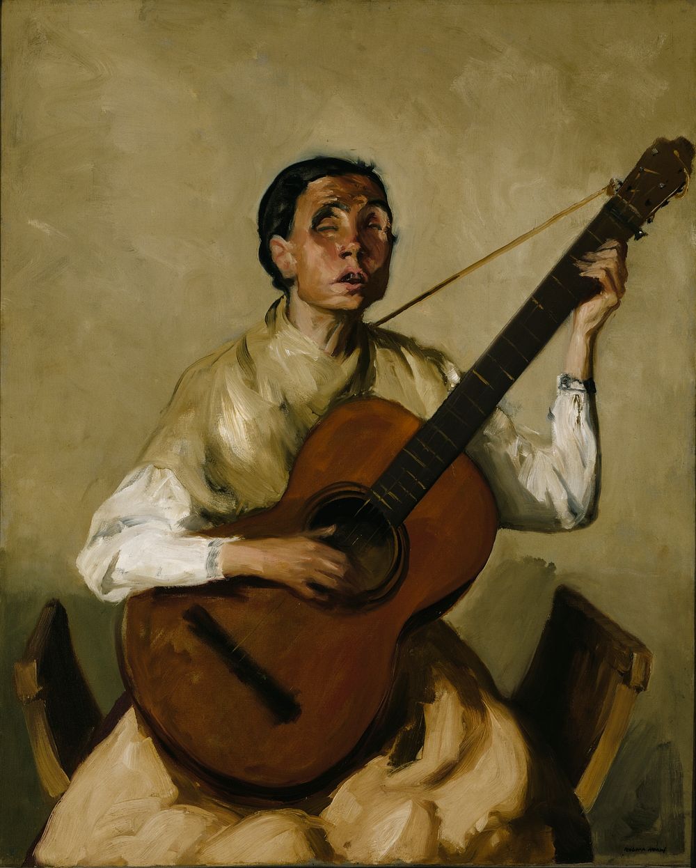 Blind Spanish Singer, Robert Henri