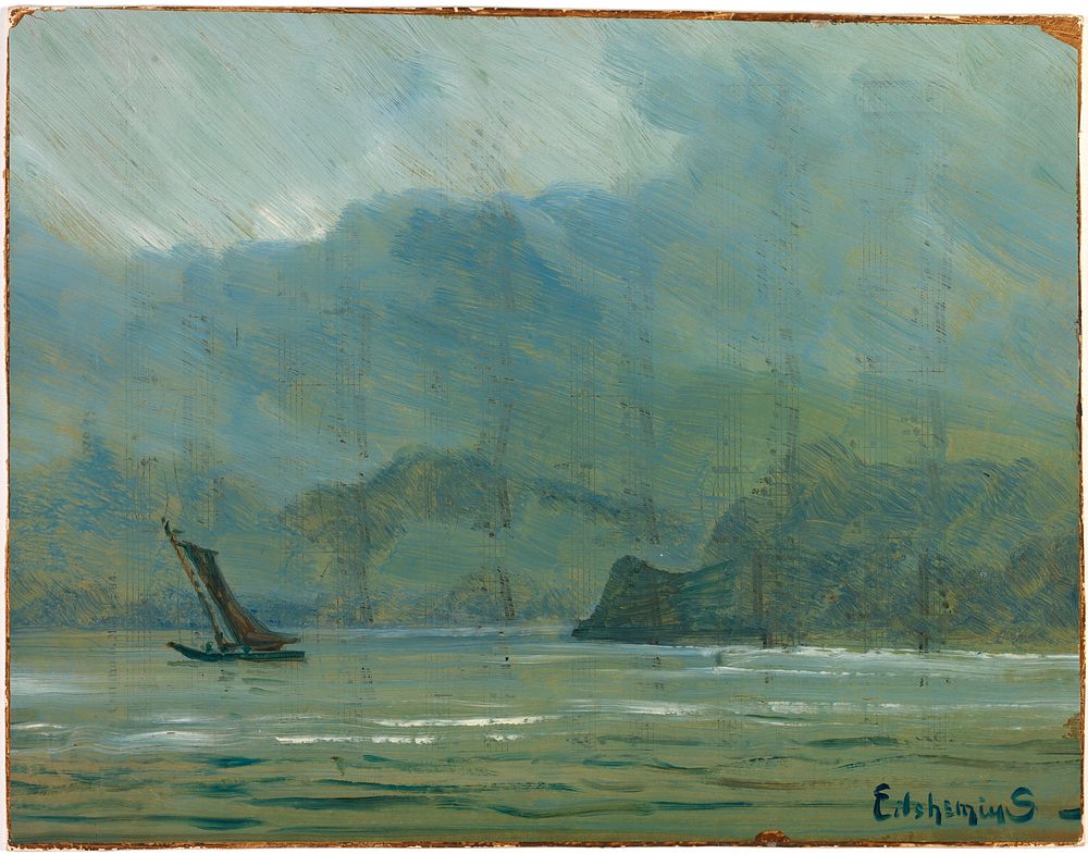 Pale Blue Landscape, Louis M Eilshemius