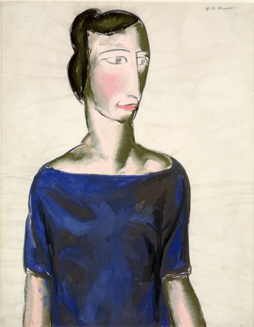 Portrait of a Girl, Alfred Henry Maurer