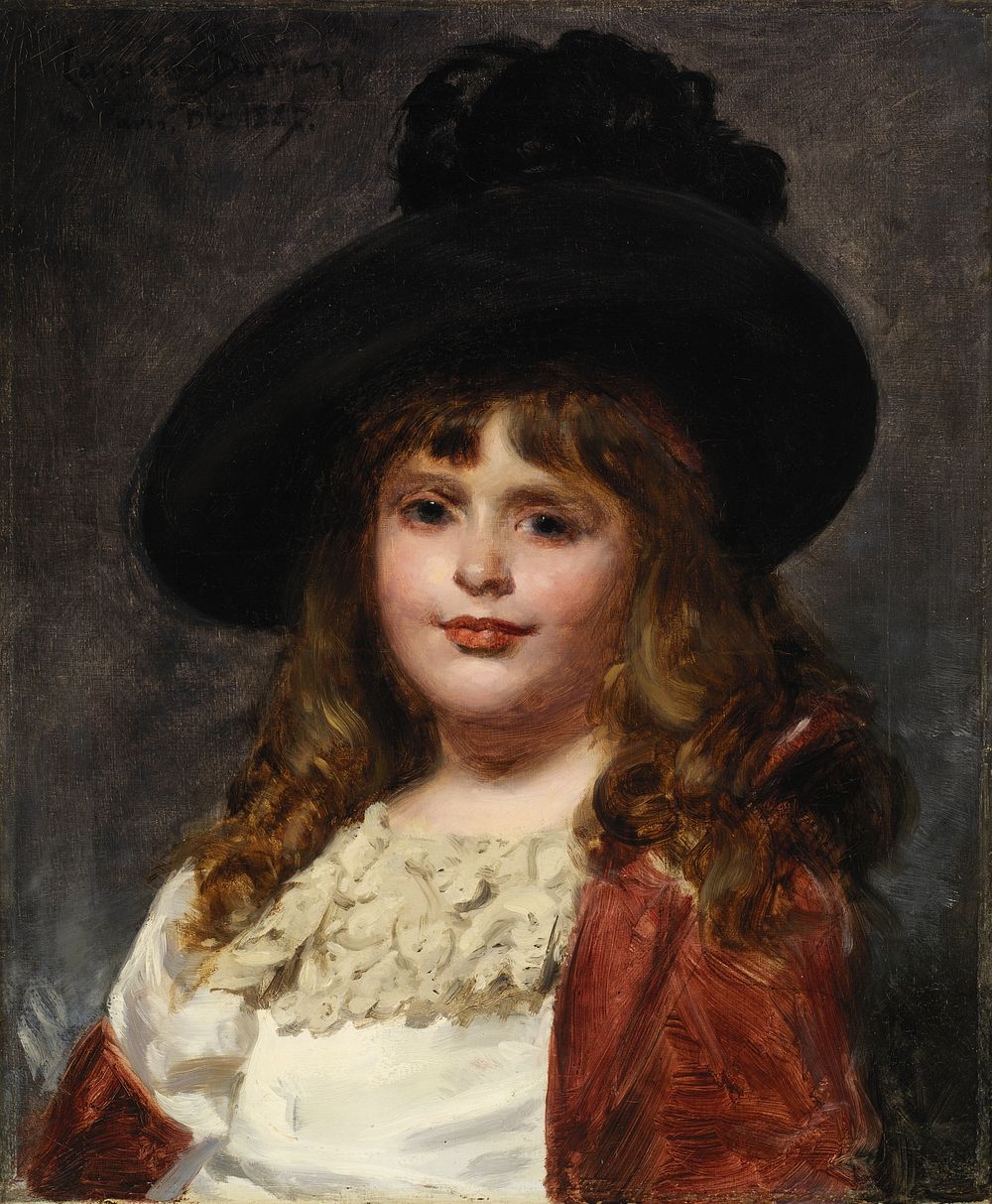 Laura at Seven, Emile Auguste Carolusduran