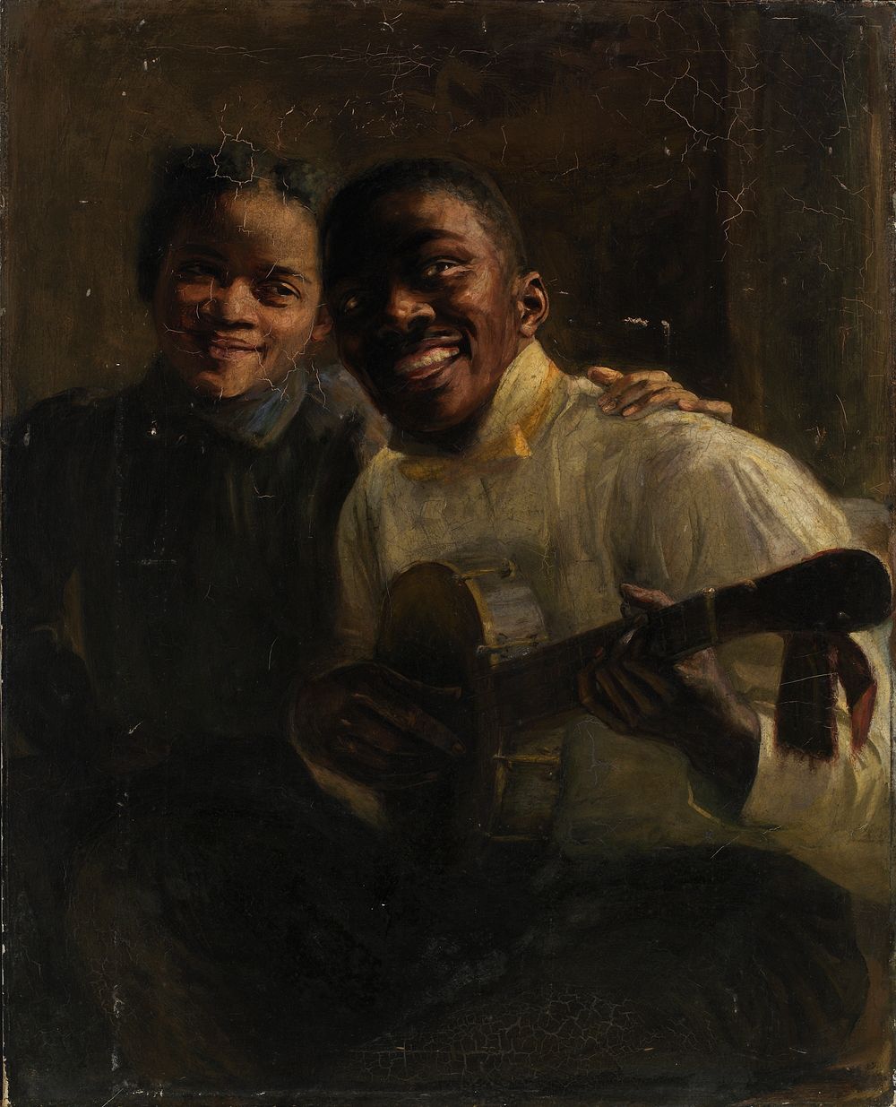 Two Negro Musicians, Robert Lee Maccameron