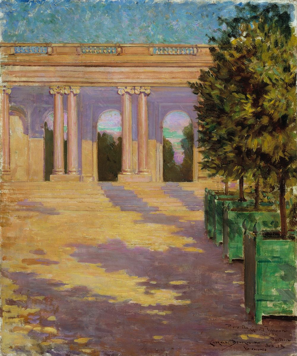 Arcade of the Grand Trianon, Versailles, Carroll Beckwith