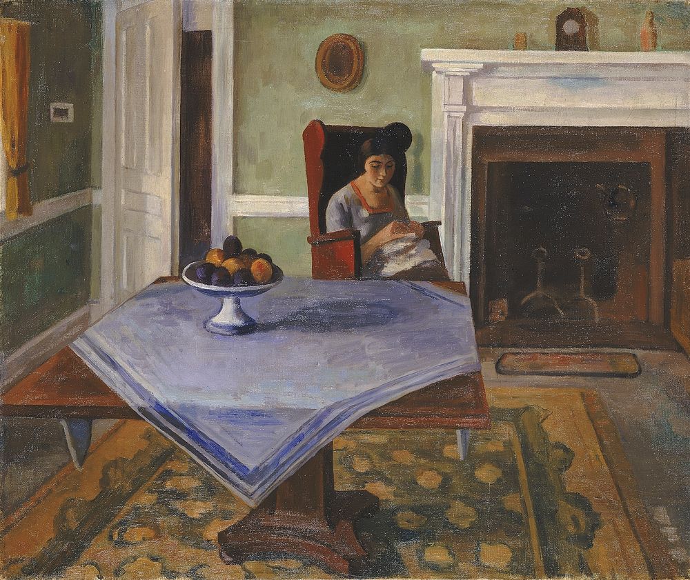 Farm Interior, Samuel Halpert