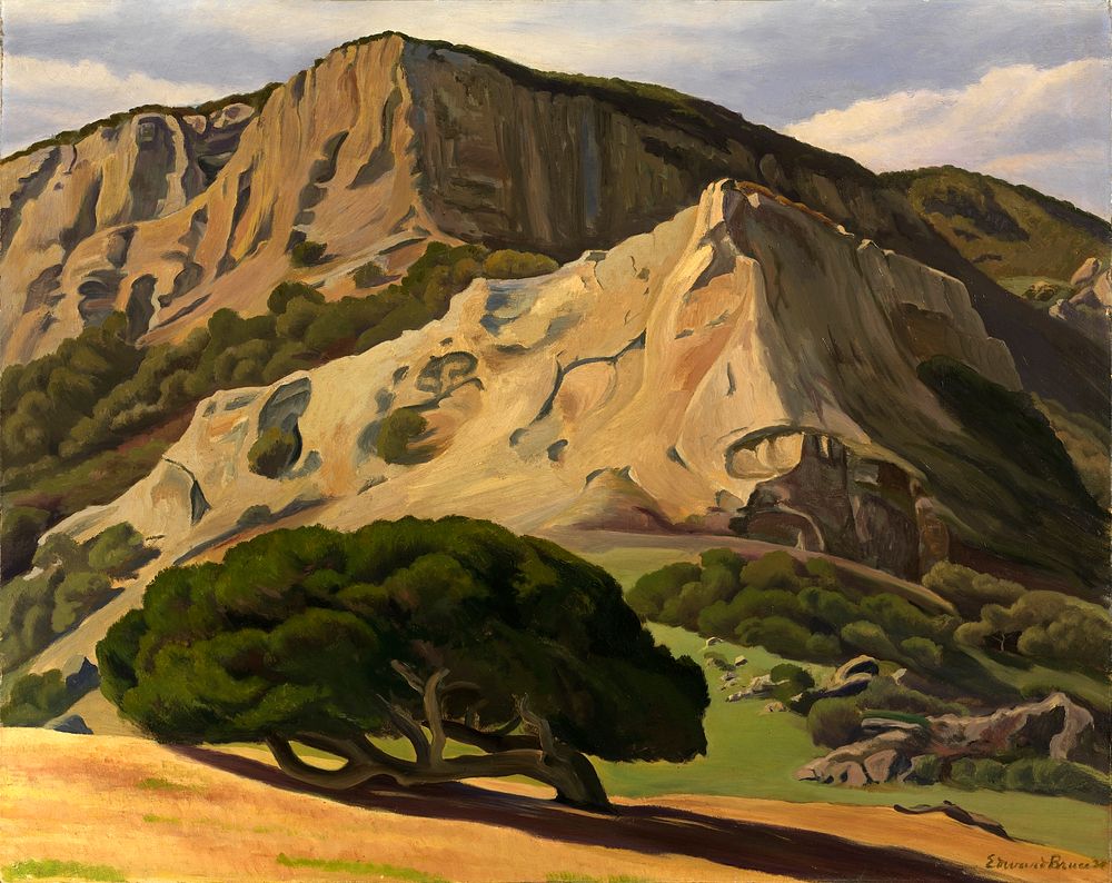 Oaks and Rocks--San Luis Obispo, Edward Bruce
