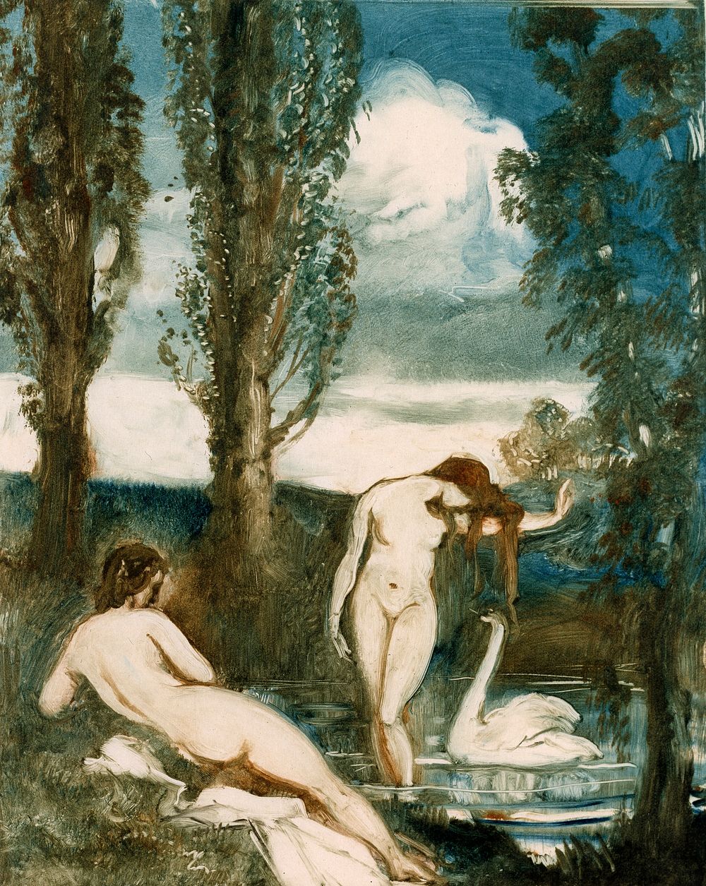 The Bathers, Albert Sterner