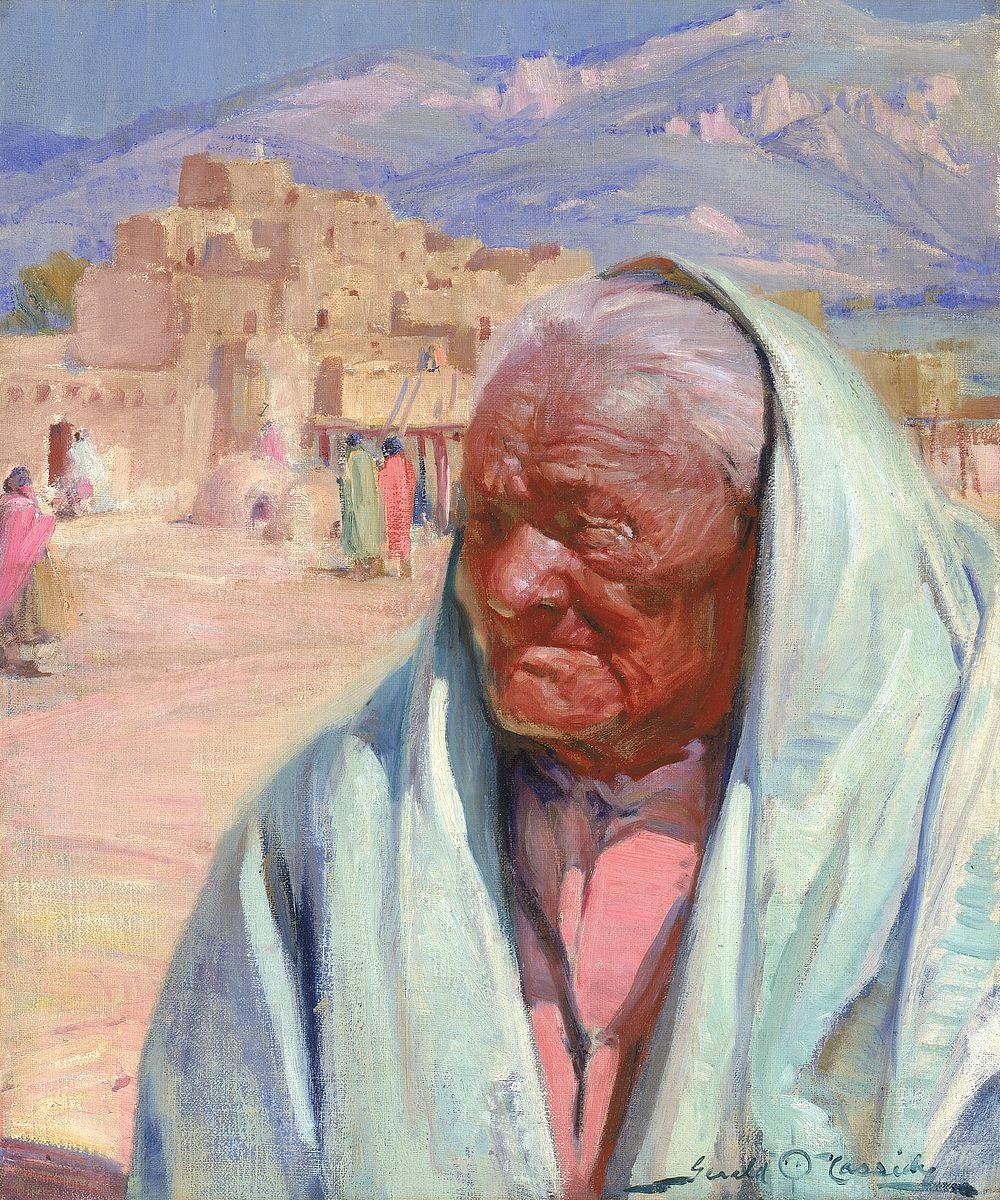 Antonio Concha, Old Man of Taos, Ira D. Gerald Cassidy