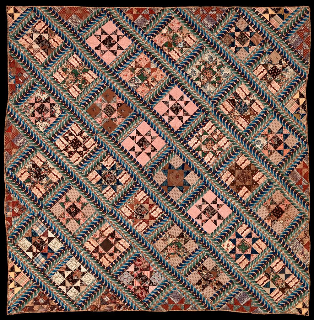Pieced quilt (Variable Star)