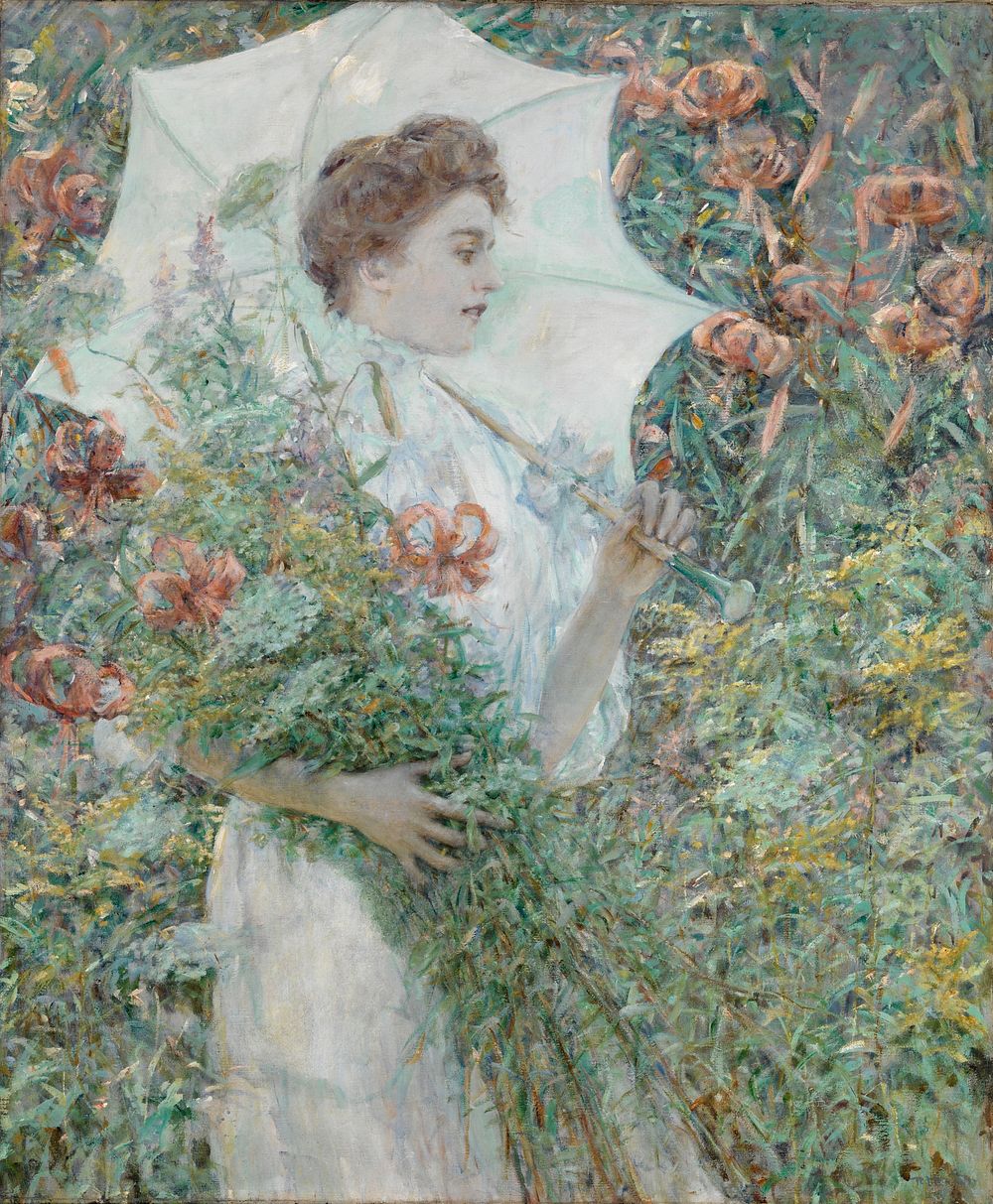 The White Parasol, Robert Reid