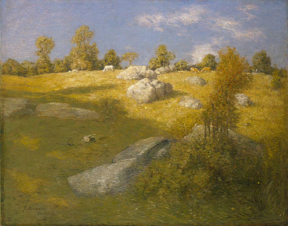 Upland Pasture, J. Alden Weir