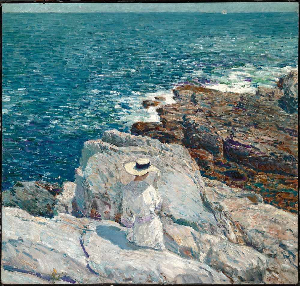 The South Ledges, Appledore by Frederick Childe Hassam