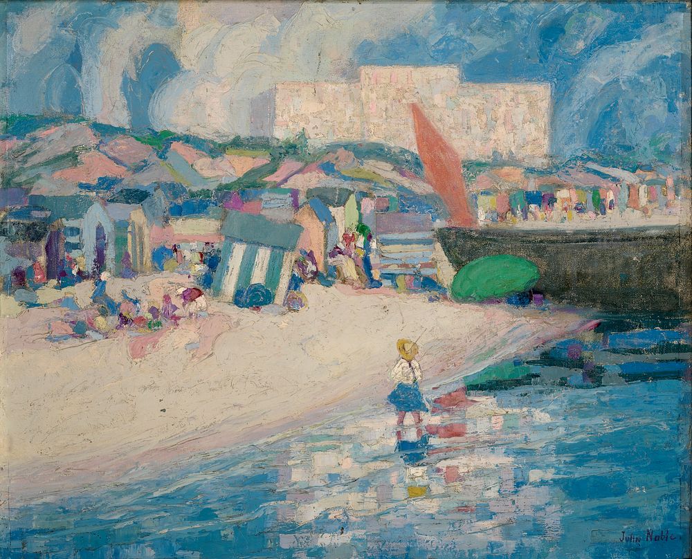 Low Tide (recto of 1929.6.79B), John Noble