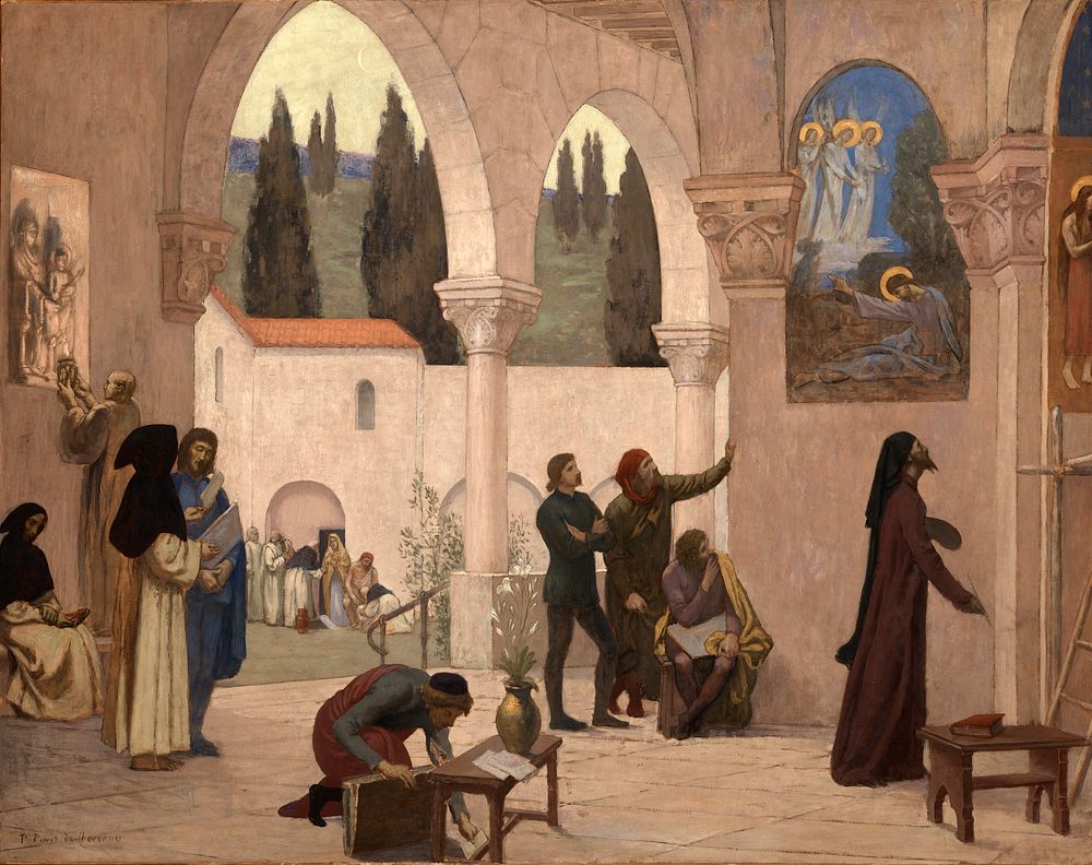 Inspiration Chretienne, Pierre Cecile Puvis De Chavannes