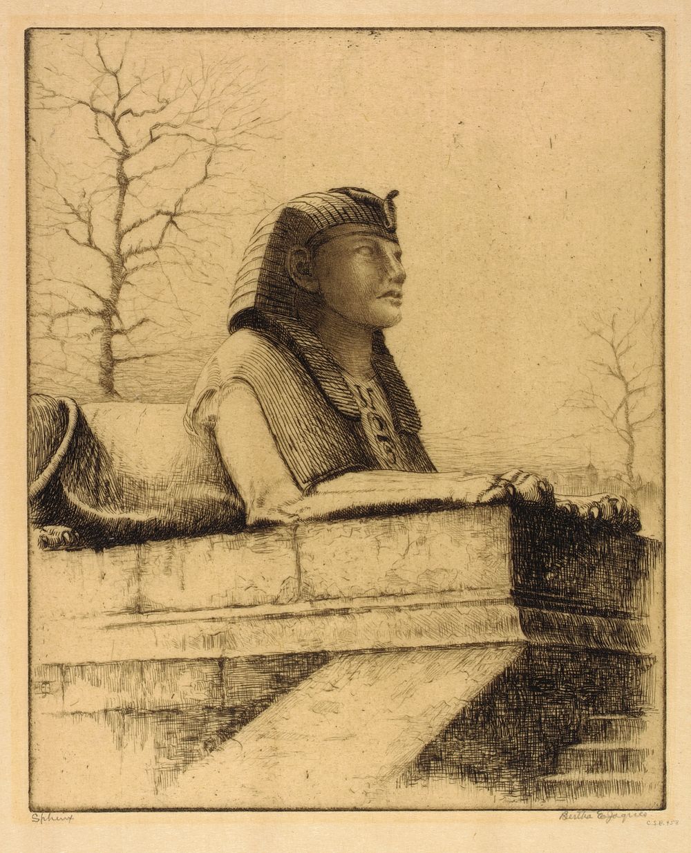 Sphinx, Thames, London, Bertha Jaques