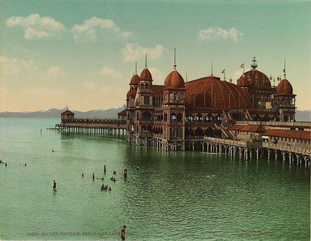 Saltair Pavilion, Great Salt Lake, Utah