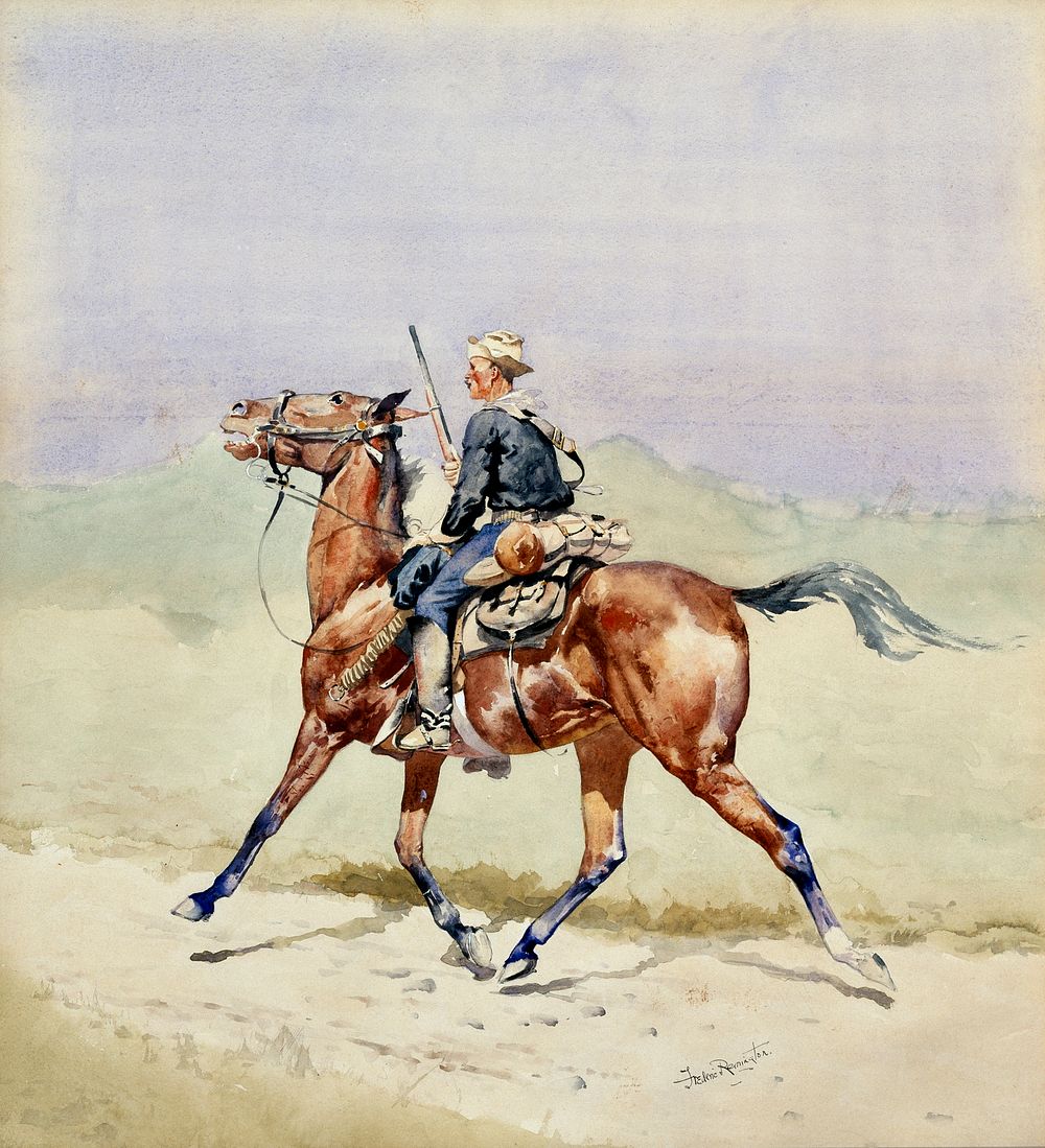 The Advance Guard, Frederic Remington