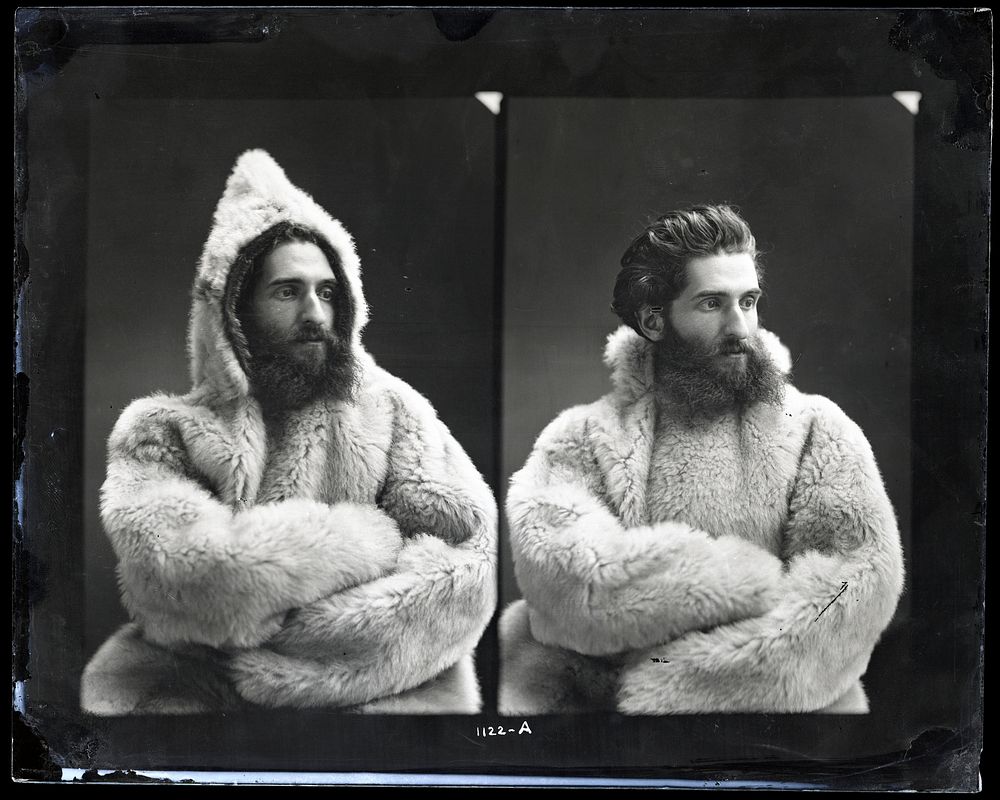 Portrait of Emil Bessels in Fur Parka