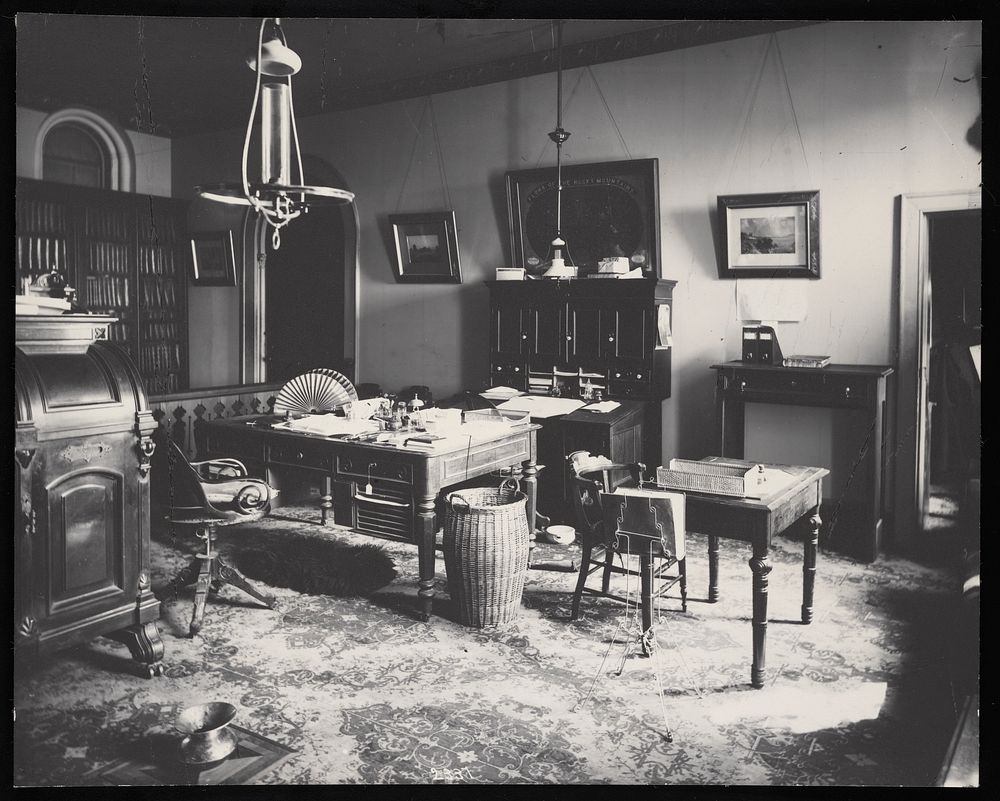 Office of Secretary Spencer Fullerton Baird, East Wing, Smithsonian Institution Building, or Castle