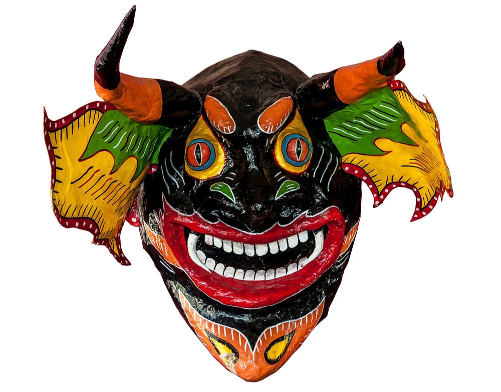 Dancing Devils of Yare Mask from Venezuela