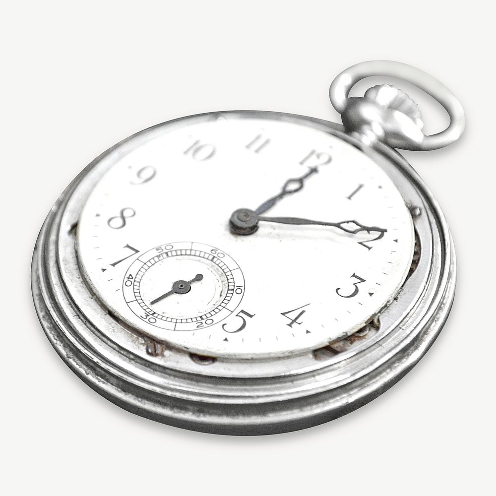 Pocket watch isolated psd