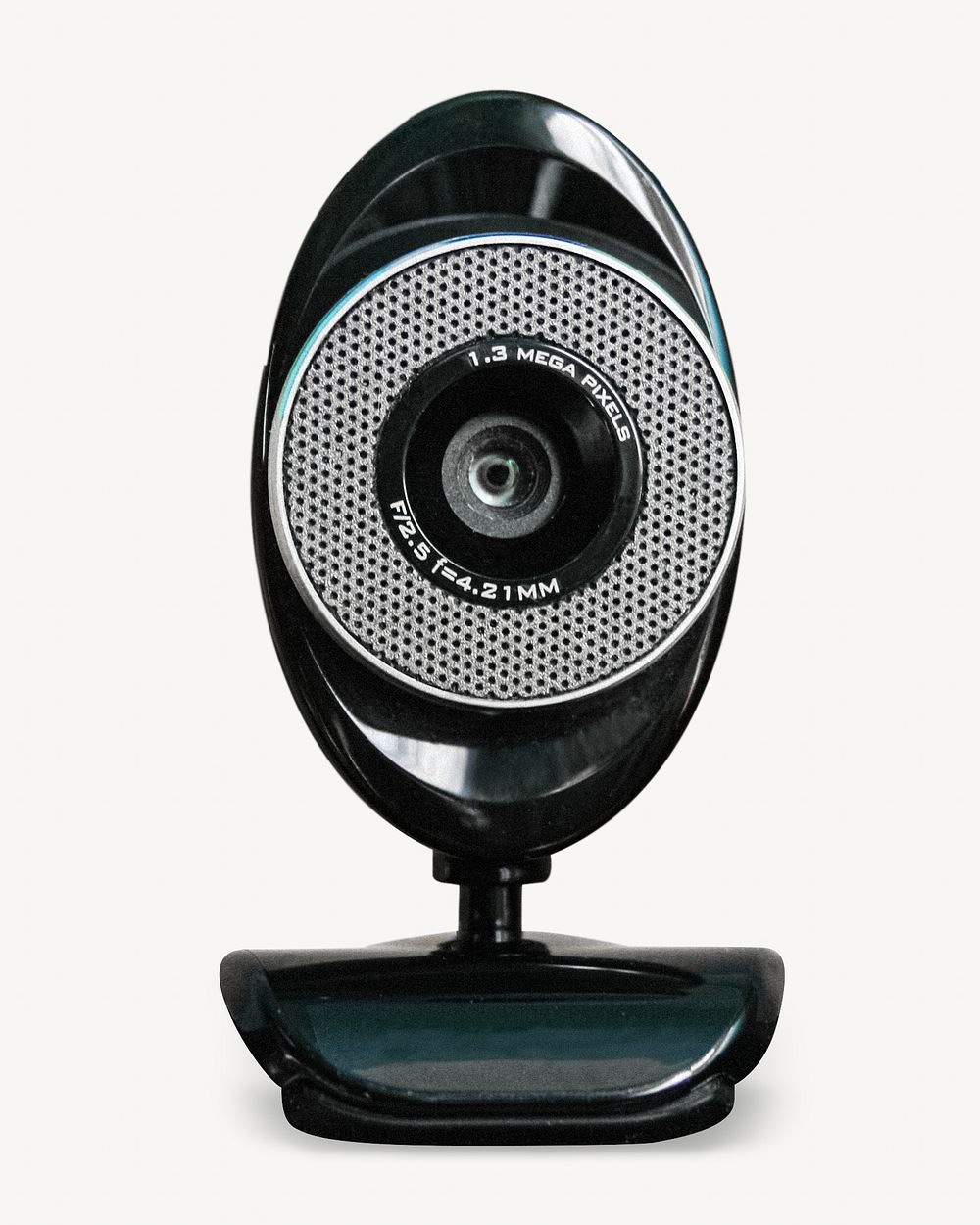 Webcam camera isolated, off white design