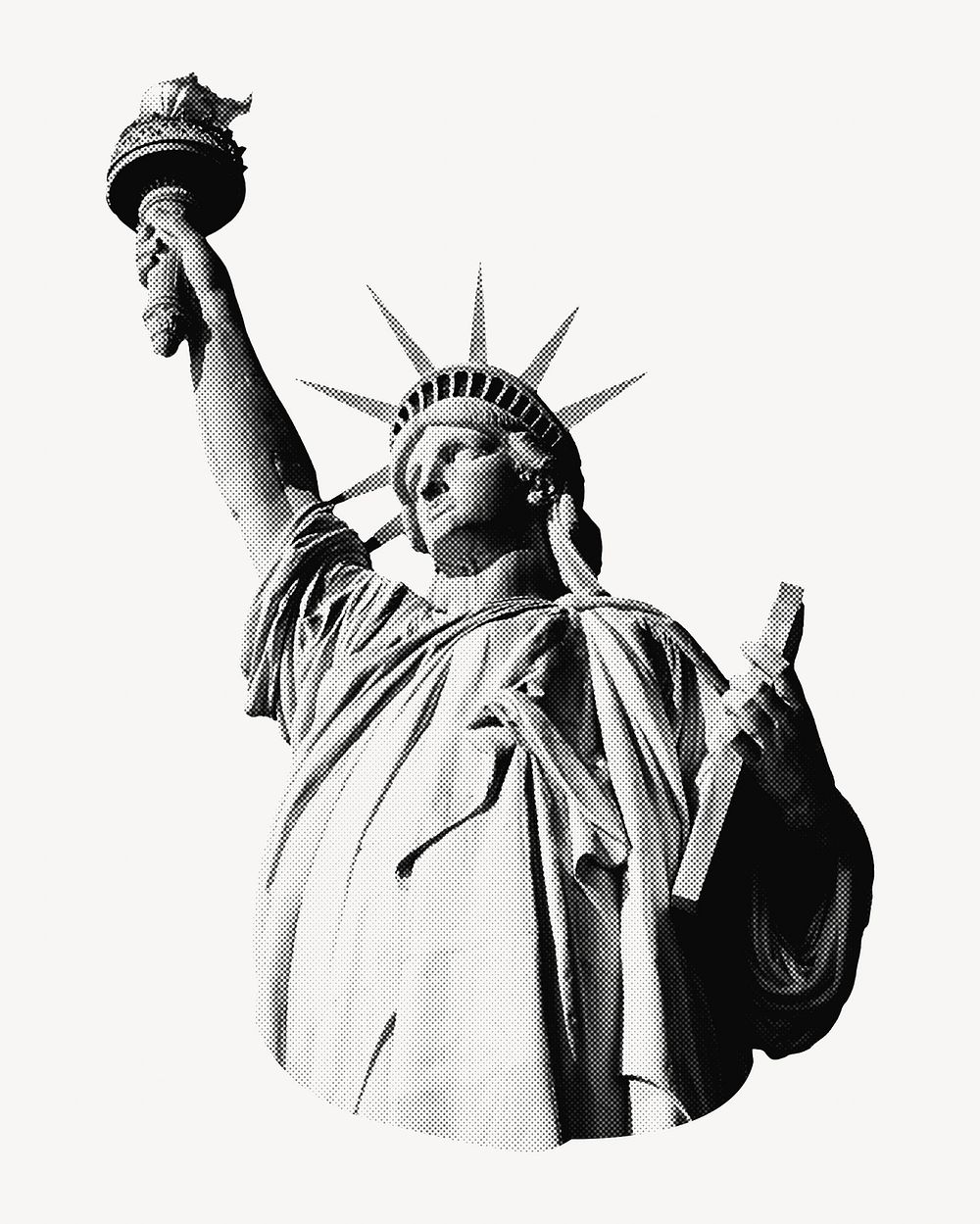 Liberty statue, clipart
