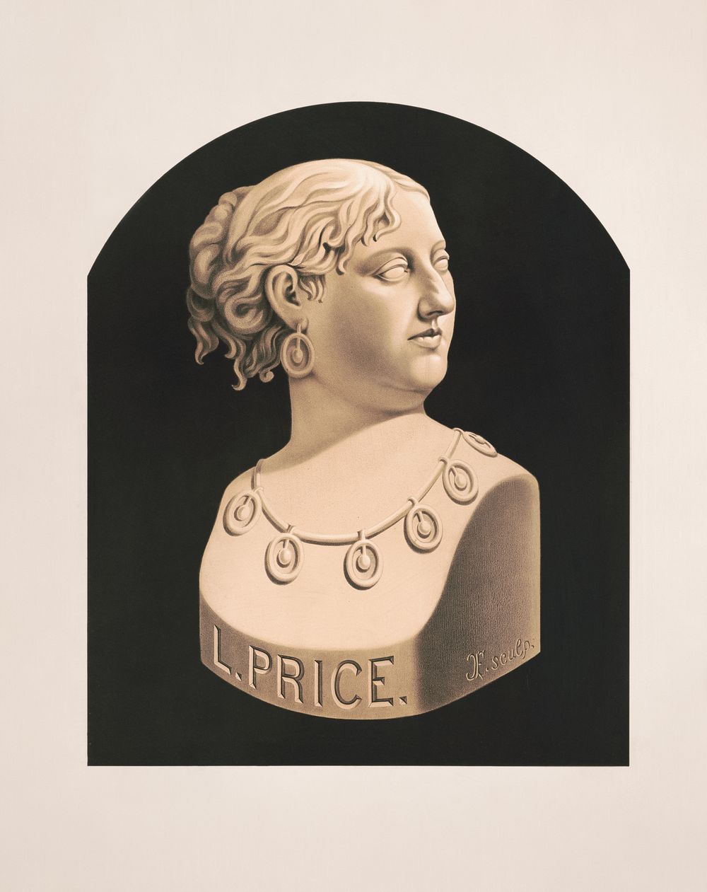 L. Price, ancient Greek statue illustration.  Original public domain image from the Library of Congress. Digitally enhanced…