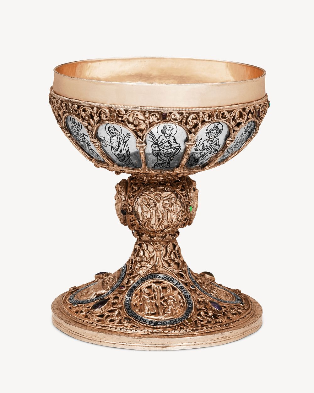 Copper chalice.    Remastered by rawpixel