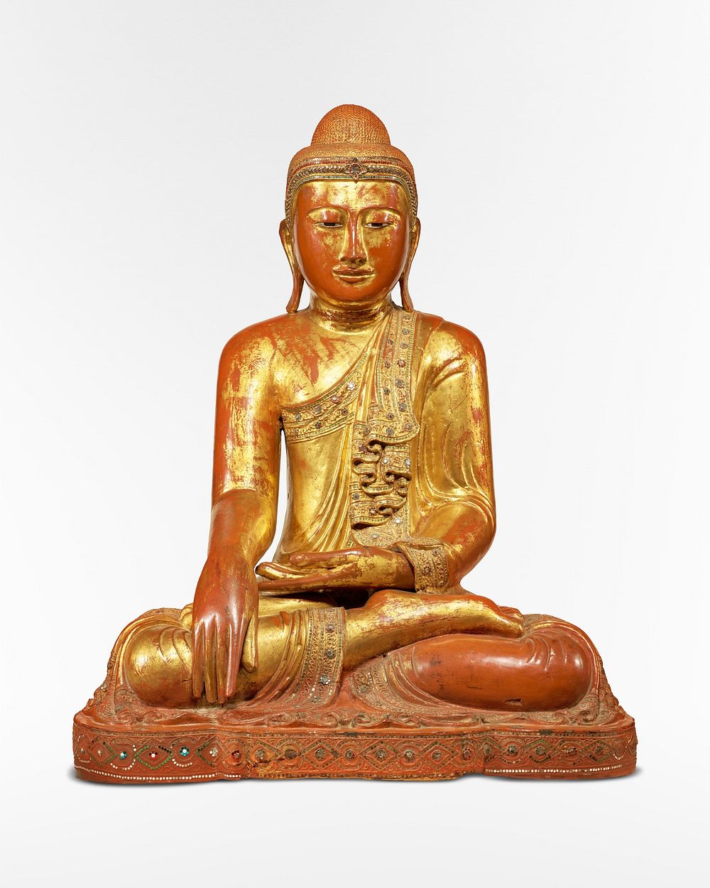 Enshrined Buddha (1850). Original public domain image from The Minneapolis Institute of Art. Digitally enhanced by rawpixel.
