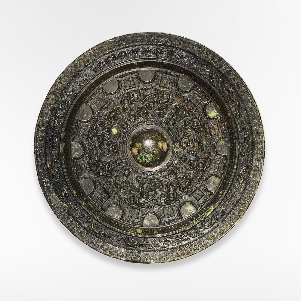 Bronze plate. Original from the Minneapolis Institute of Art.