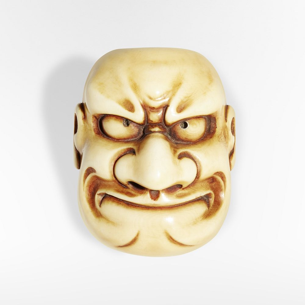 Japanese ivory mask. Original from the Minneapolis Institute of Art.