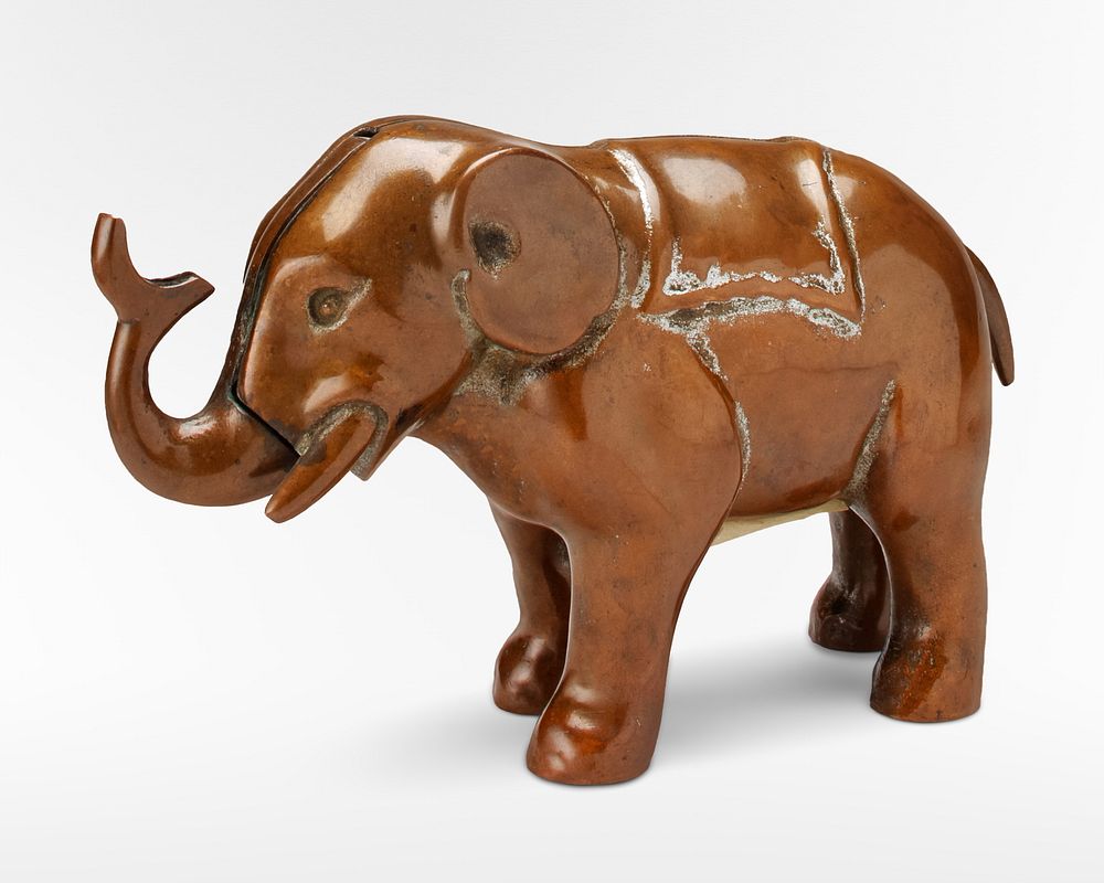 Elephant mechanical bank (1900). Original public domain image from The Minneapolis Institute of Art. Digitally enhanced by…