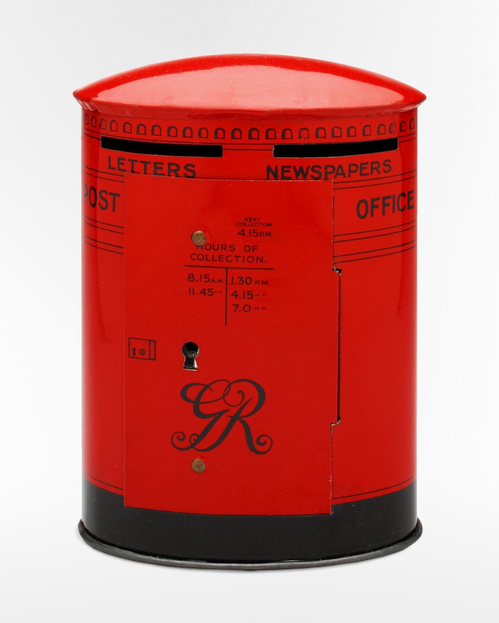 British postbox bank. Original from the Minneapolis Institute of Art.