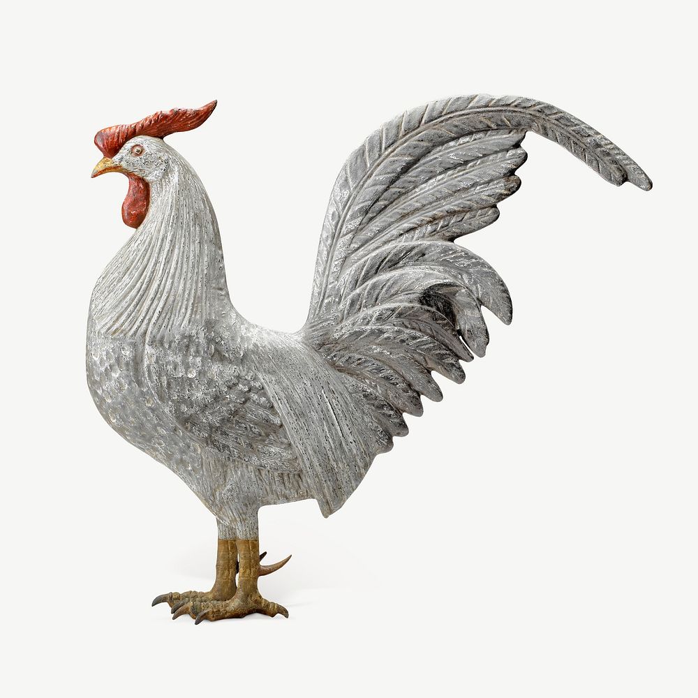 Hamburg Rooster weathervane psd.   Remastered by rawpixel