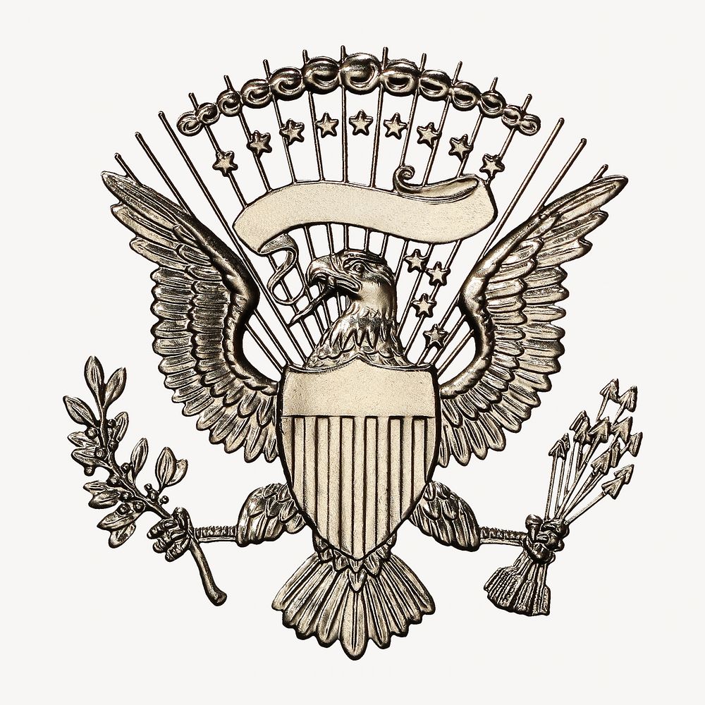 U.S. coat of arms illustration.   Remastered by rawpixel