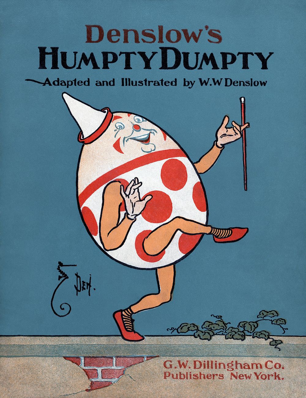 Cover of an adaptation of Humpty Dumpty (1904) poster by William Wallace Denslow. Original public domain image. Digitally…